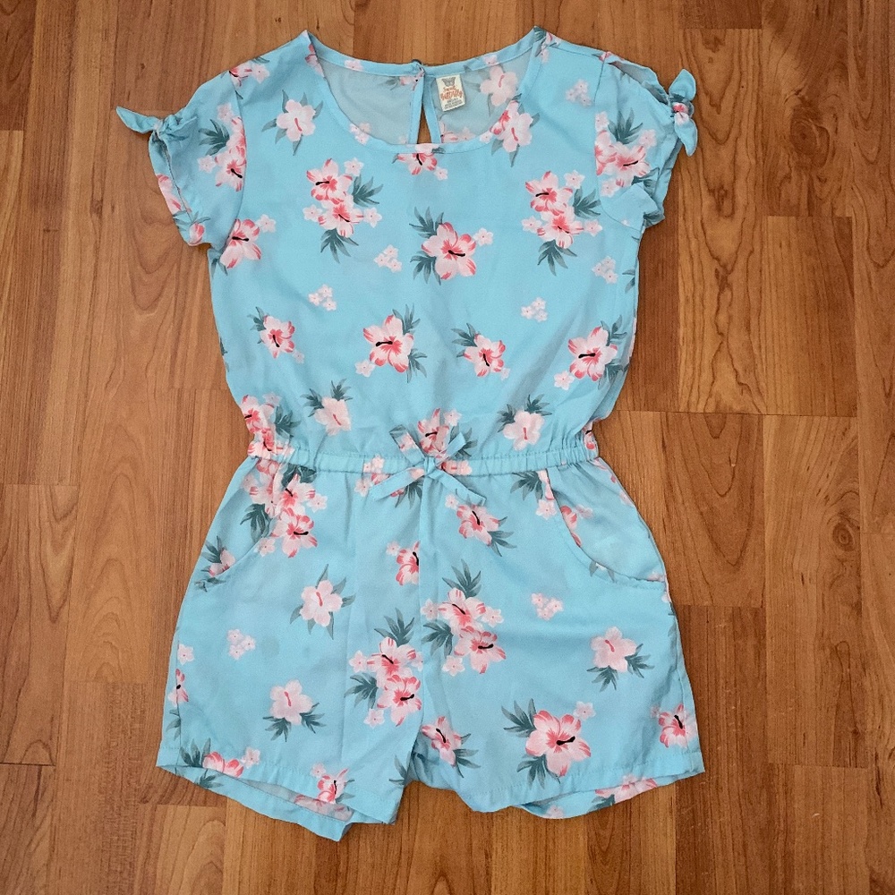 Girls Jumpsuits flower print